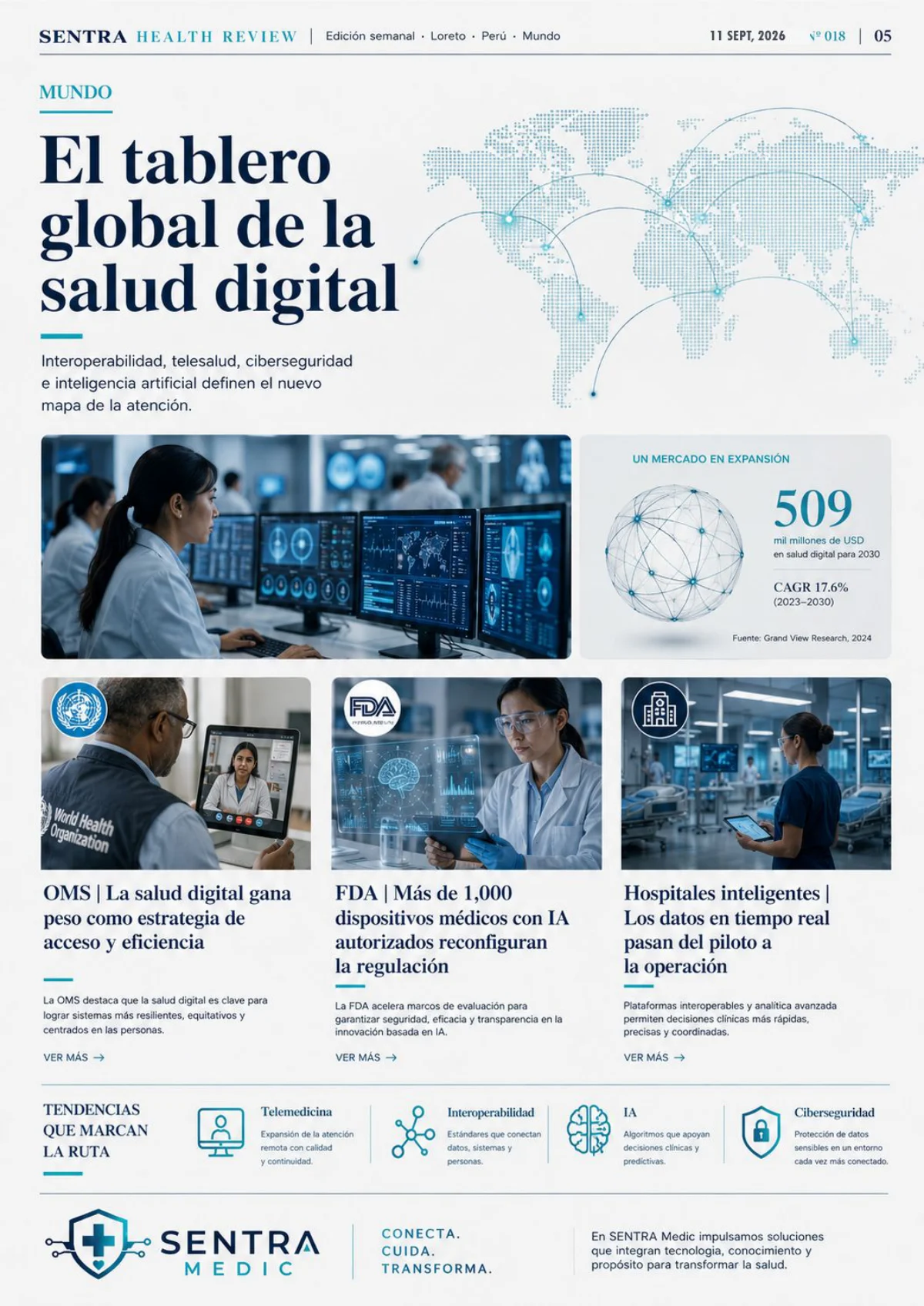 Página Mundo: salud digital